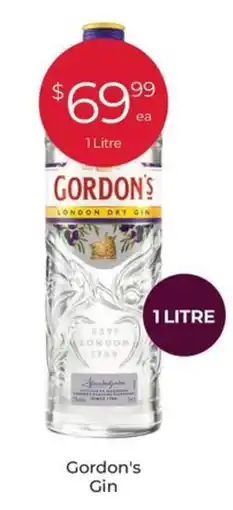 Porters Gordon's Gin offer