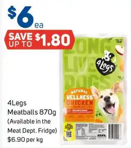 Foodland 4Legs Meatballs offer