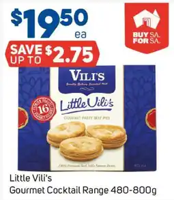 Foodland Little Vili's Gourmet Cocktail Range offer