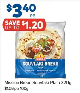 Foodland Mission Bread Souvlaki Plain offer