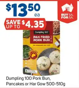 Foodland Dumpling 100 Pork Bun offer