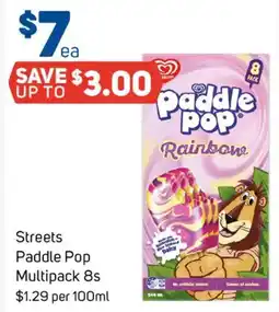 Foodland Paddle Pop Rainbow offer