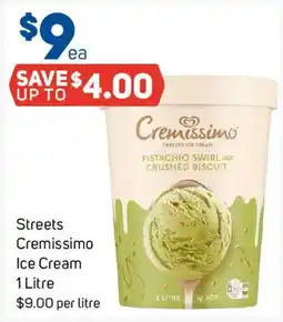 Foodland Streets Cremissimo Ice Cream offer
