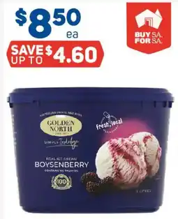 Foodland Golden North Boysenberry Ice Cream offer