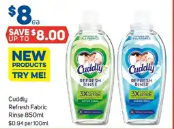 Foodland Cuddly Refresh Fabric Rinse offer