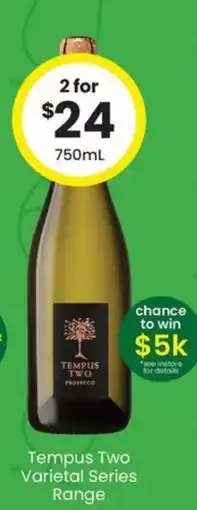 The Bottle O Tempus Two Prosecco offer
