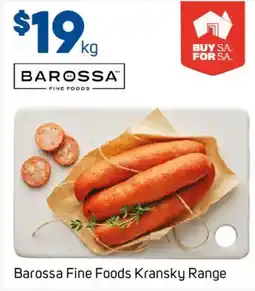 Foodland Barossa Fine Foods Kransky Range offer