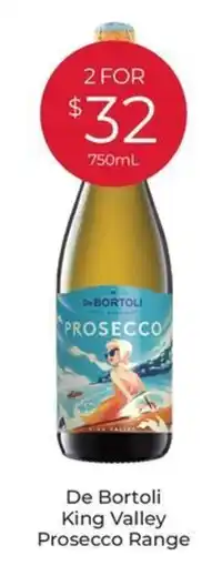 Porters De Bortoli King Valley Prosecco Range offer