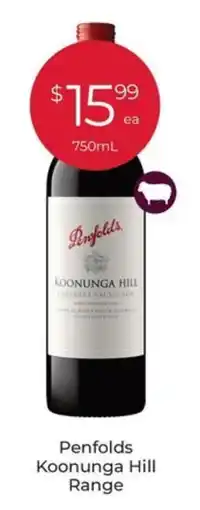 Porters Penfolds Koonunga Hill Range offer