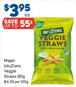 Foodland Majan InfuZions Veggie Straws offer