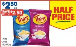 Foodland Thins Chips offer
