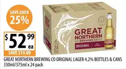 Supabarn Great Northern Brewing Co Original Lager offer