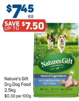 Foodland Nature's Gift Dry Dog Food offer