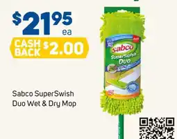 Foodland Sabco SuperSwish Duo Wet & Dry Mop offer
