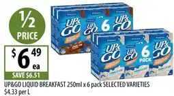 Supabarn UP&GO LIQUID BREAKFAST offer