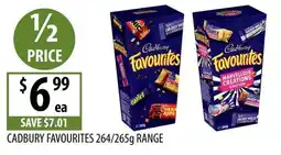 Supabarn Cadbury Favourites offer