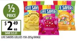 Supabarn Life Savers Lollies offer