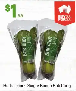Foodland Herbalicious Single Bunch Bok Choy offer