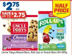 Foodland Uncle Tobys Muesli Bars offer