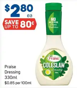 Foodland Praise Coleslaw Dressing offer