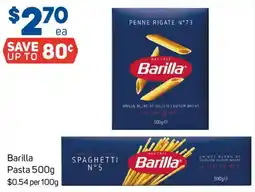 Foodland Barilla Pasta offer