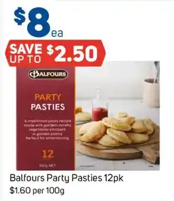 Foodland Balfours Party Pasties offer