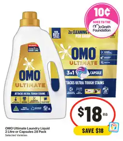 IGA OMO Ultimate Laundry Liquid offer