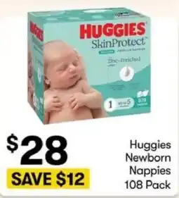 BIG W Huggies Newborn Nappies offer
