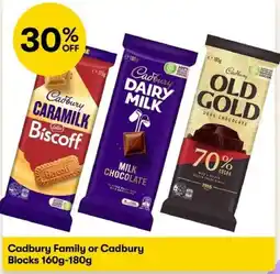 BIG W Cadbury Family or Cadbury Blocks offer