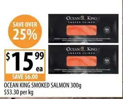 Supabarn Ocean King Smoked Salmon offer