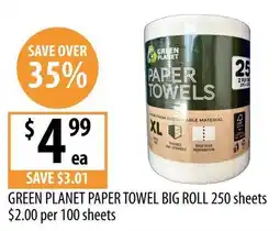 Supabarn Green Planet Paper Towel Big Roll offer