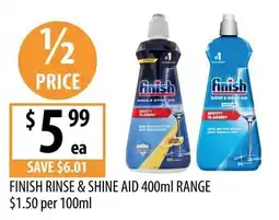 Supabarn Finish Rinse & Shine Aid offer