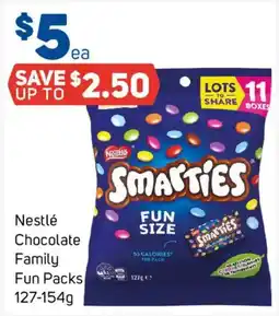 Foodland Nestlé Chocolate Family Fun Packs offer