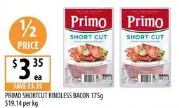 Supabarn Primo Shortcut Rindless Bacon offer