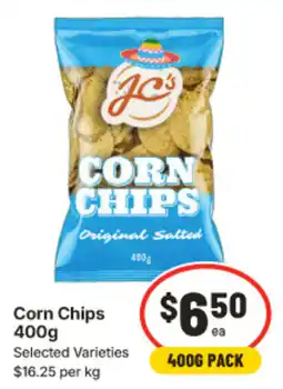 IGA JC's Corn Chips offer