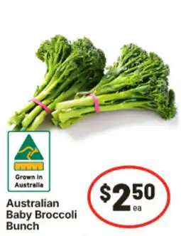 IGA Australian Baby Broccoli Bunch offer
