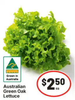 IGA Australian Green Oak Lettuce offer