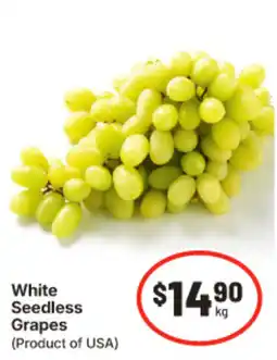 IGA White Seedless Grapes offer