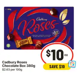 IGA Cadbury Roses Chocolate Box offer