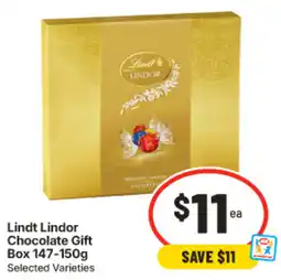 IGA Lindt Lindor Chocolate Gift Box Selected Varieties offer