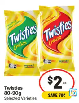 IGA Twisties Selected Varieties offer