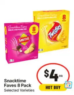 IGA Snacktime Faves 8 Pack Selected Varieties offer