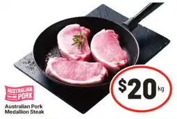 IGA Australian Pork Medallion Steak offer