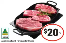 IGA Australian Lamb Forequarter Chops offer