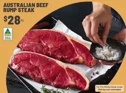 IGA Australian Beef Rump Steak offer