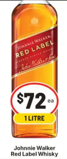 IGA Johnnie Walker Red Label Whisky offer