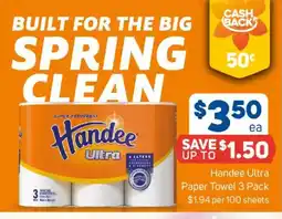 Foodland Handee Ultra Paper Towel offer