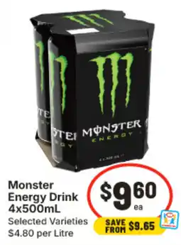 IGA Monster Energy Drink offer