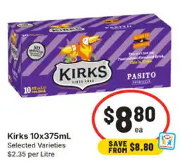 IGA Kirks Pasito offer