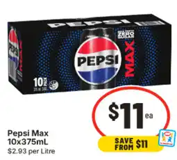 IGA Pepsi Max offer